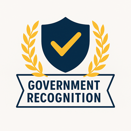 Recognised By Government Bodies Icon
