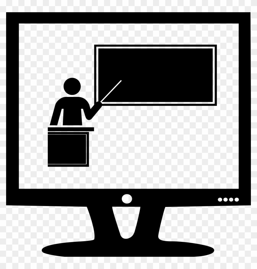 Students In Online Learning Icon