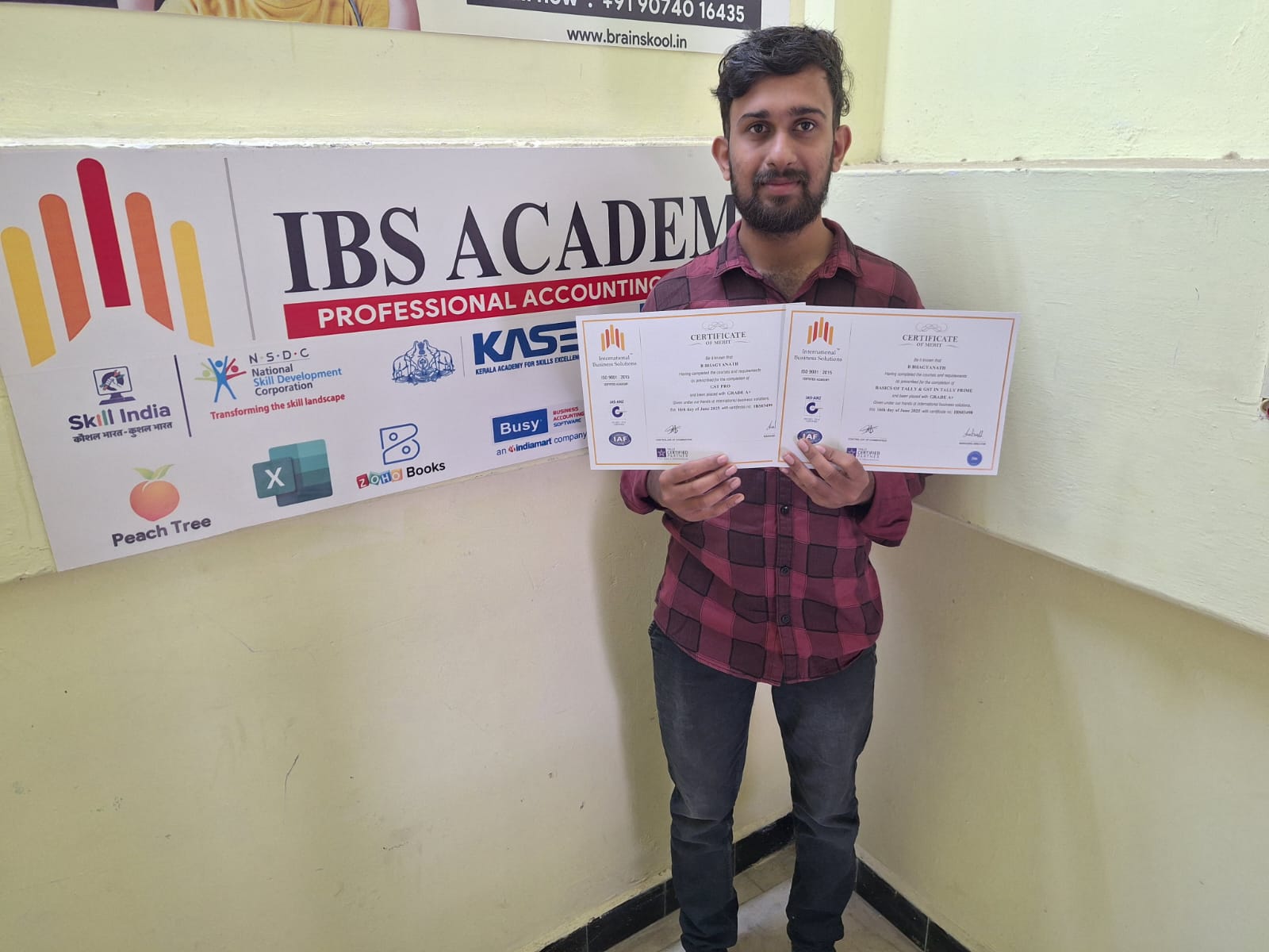 SAP, Basic Tally with GST Filing course completed