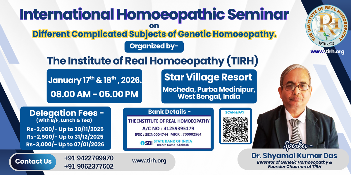International Genetic Homoeoathic Seminar - 2026 Image