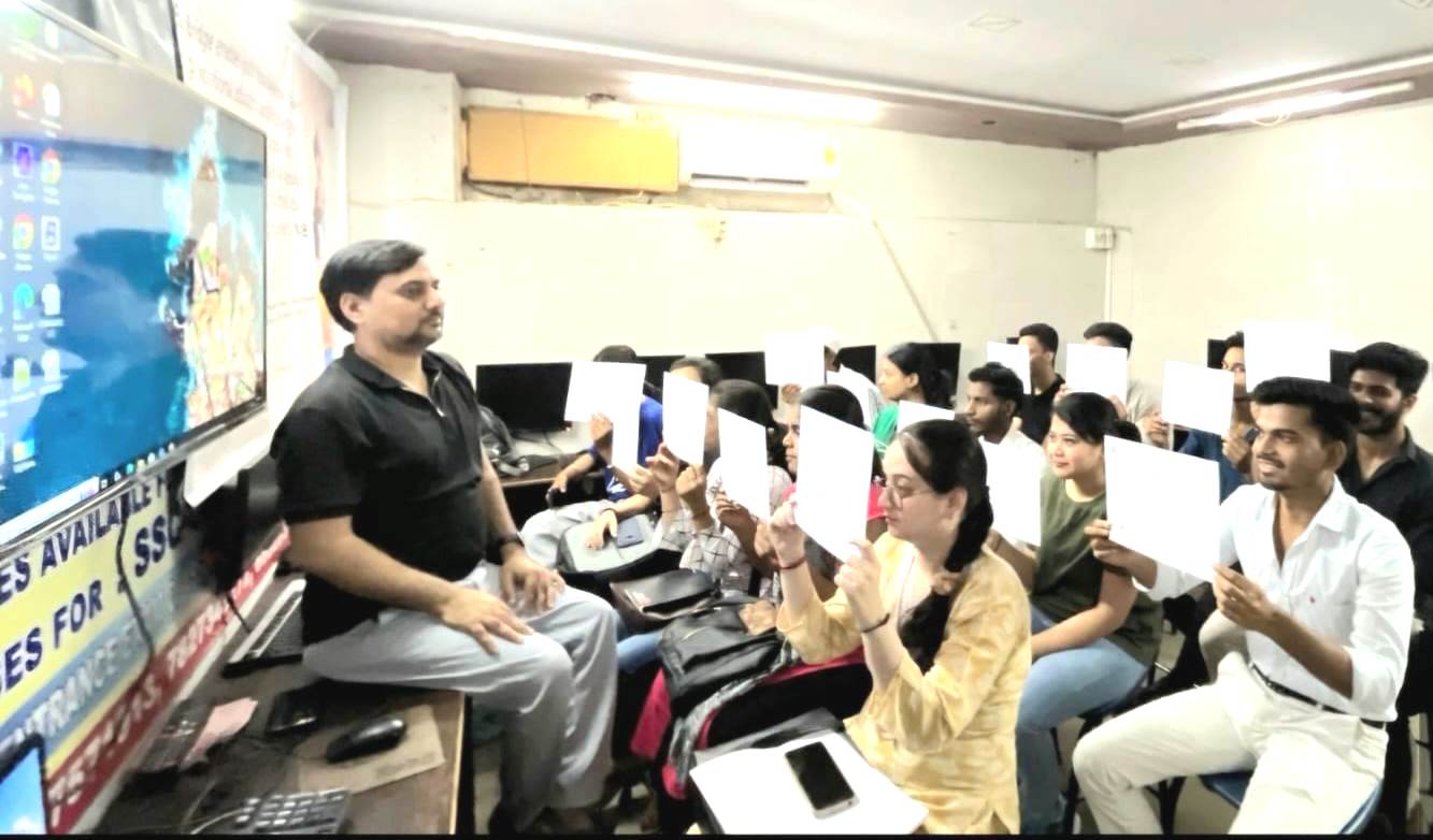 Certificate Distribution by Jitender Sir