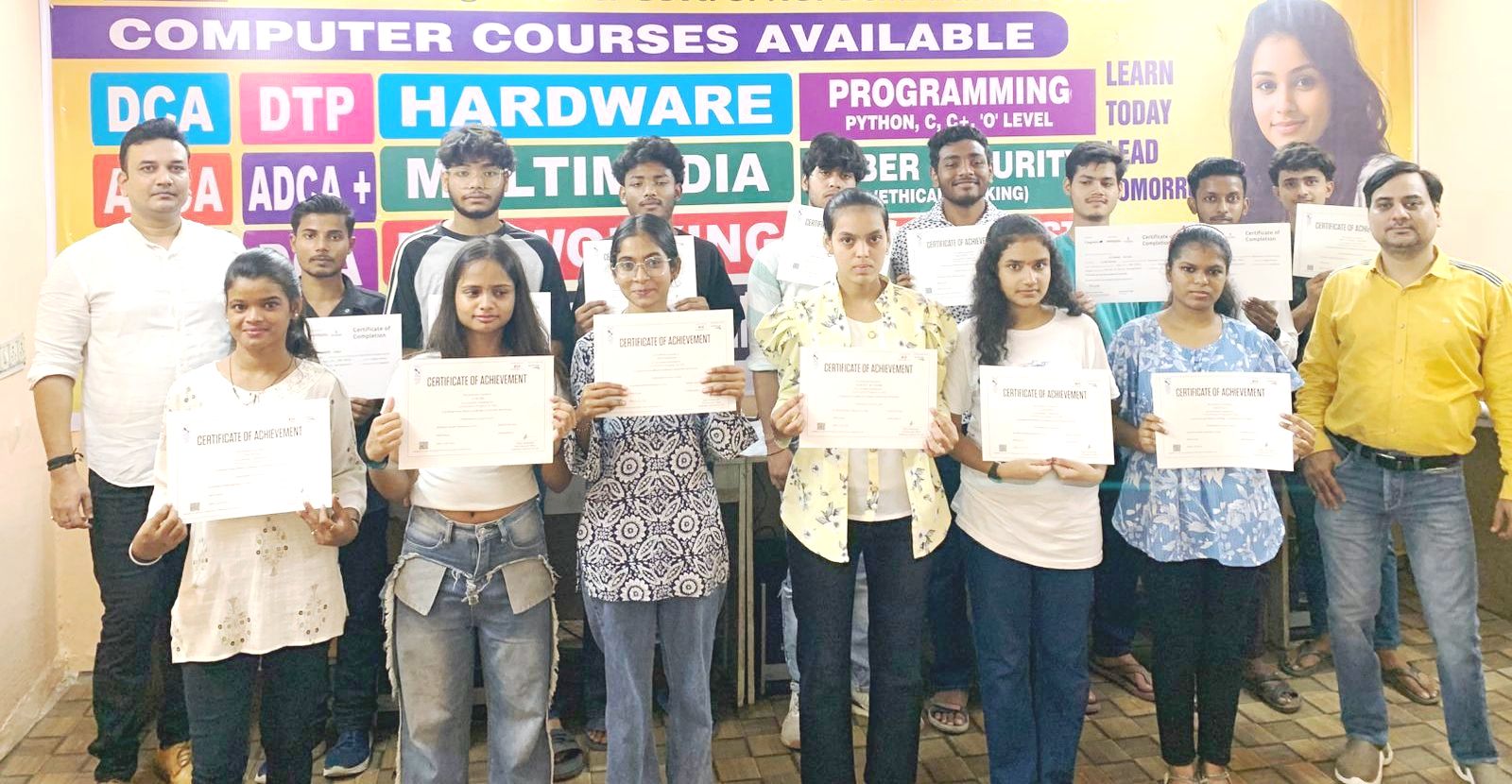 The Tally & Infosys Certificate Distribution Programme was successfully conducted.