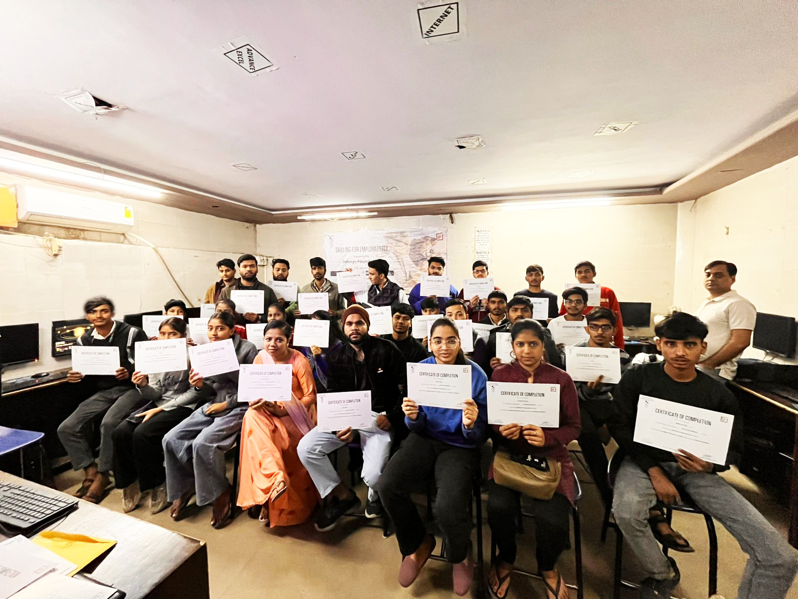 The Tally & Infosys Certificate Distribution Programme was successfully conducted.