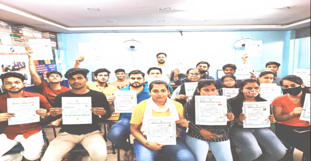 Certificate Distribution at Naman Computer Center