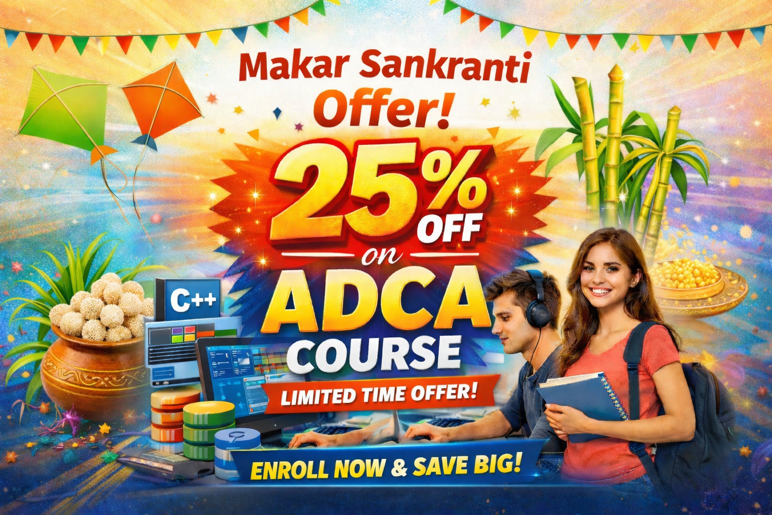 “Makar Sankranti Special Offer – Enroll & Save 25%”