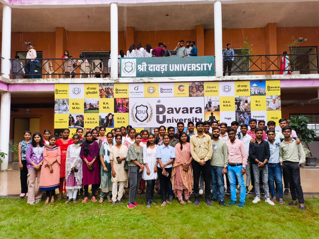With Student At Davara Visit 2025