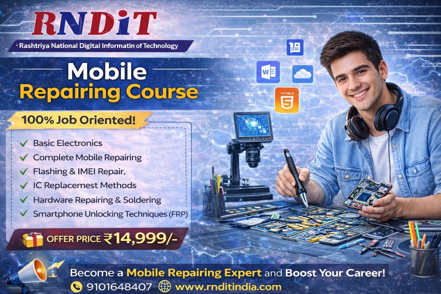 Mobile  repairing course