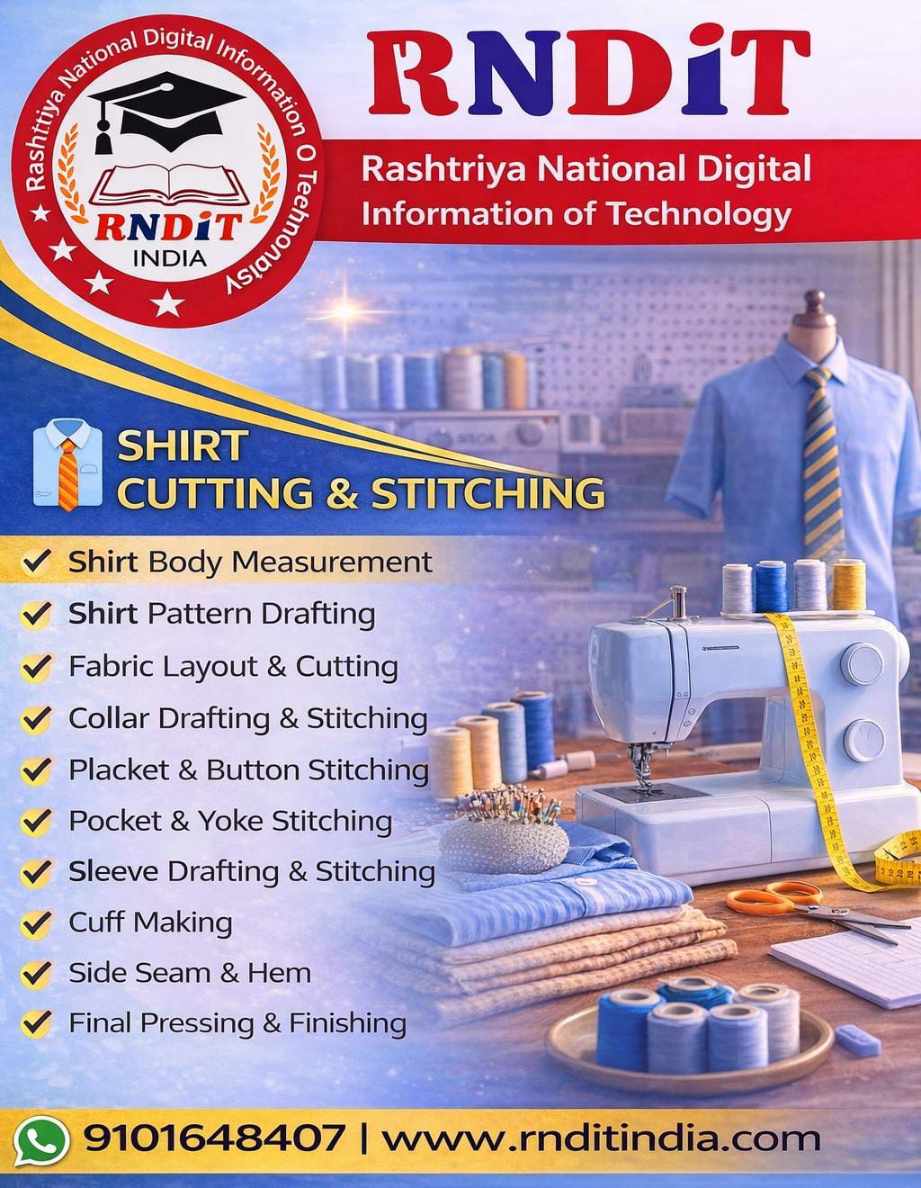 Shirt cutting &  stitching