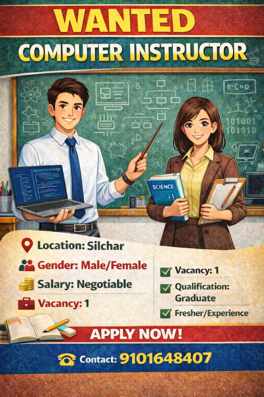 Name of the post : Computer Instructor