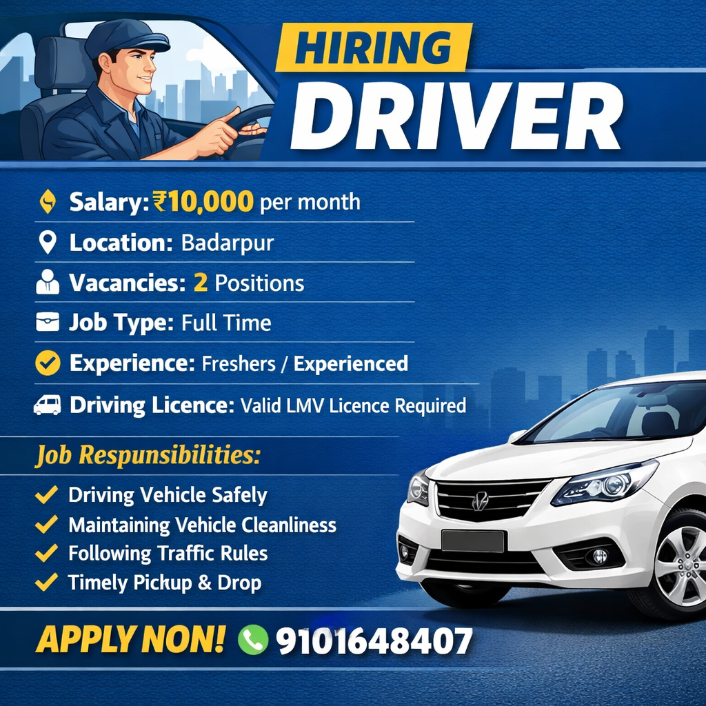 Name of the post: Driver