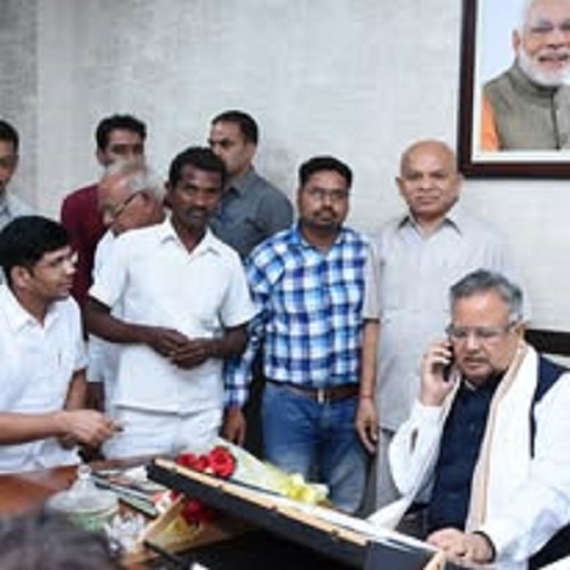 WITH FORMER CHIEF MINISTER OF C.G Icon