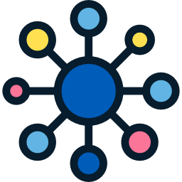 Centres Digitalized Icon