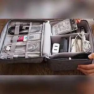 Travel Cable Organizer - Birthday Gifts For Brother Who Stays Abroad