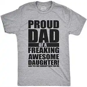 Funny Customized Printed T-shirt - gift for father