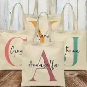 Personalised Hand-Painted Tote Bag - birthday gift for mom