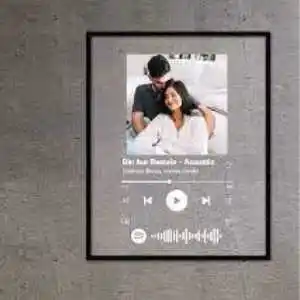 Personalised Transparent Photo Glass Frame - gifts for gf on valentines day