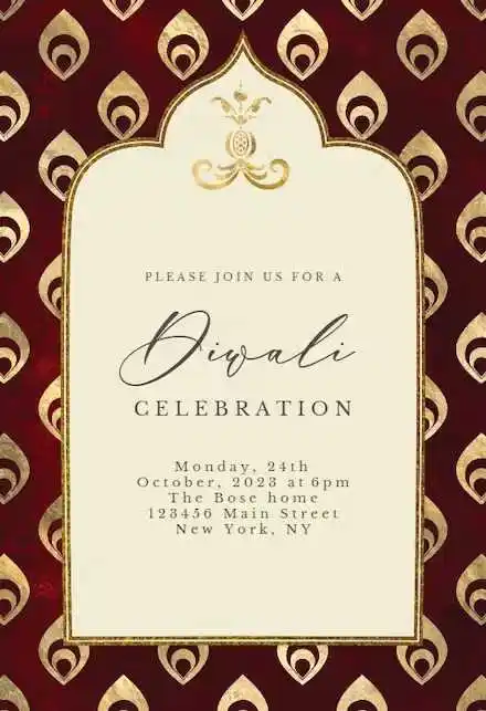 Formal Diwali Invitation Wordings.tring