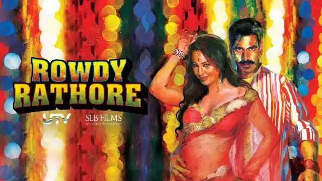 Rowdy Rathore Poster with Akshay Kumar and Sonakshi Sinha