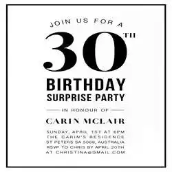 Formal Birthday Invitation Message Formal Birthday Invitation Message