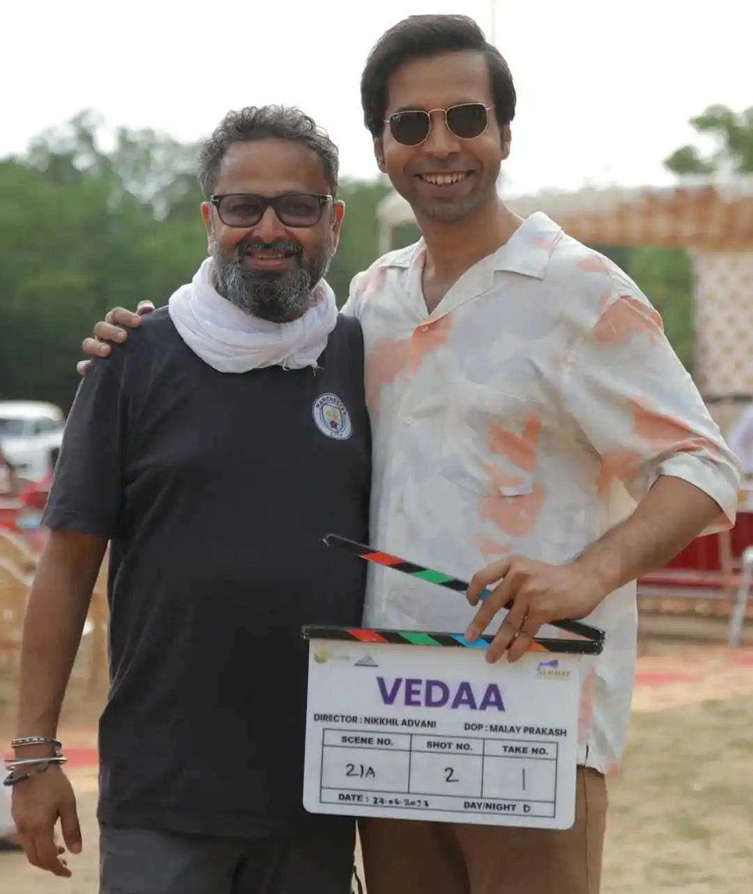 pic from the set of vedaa