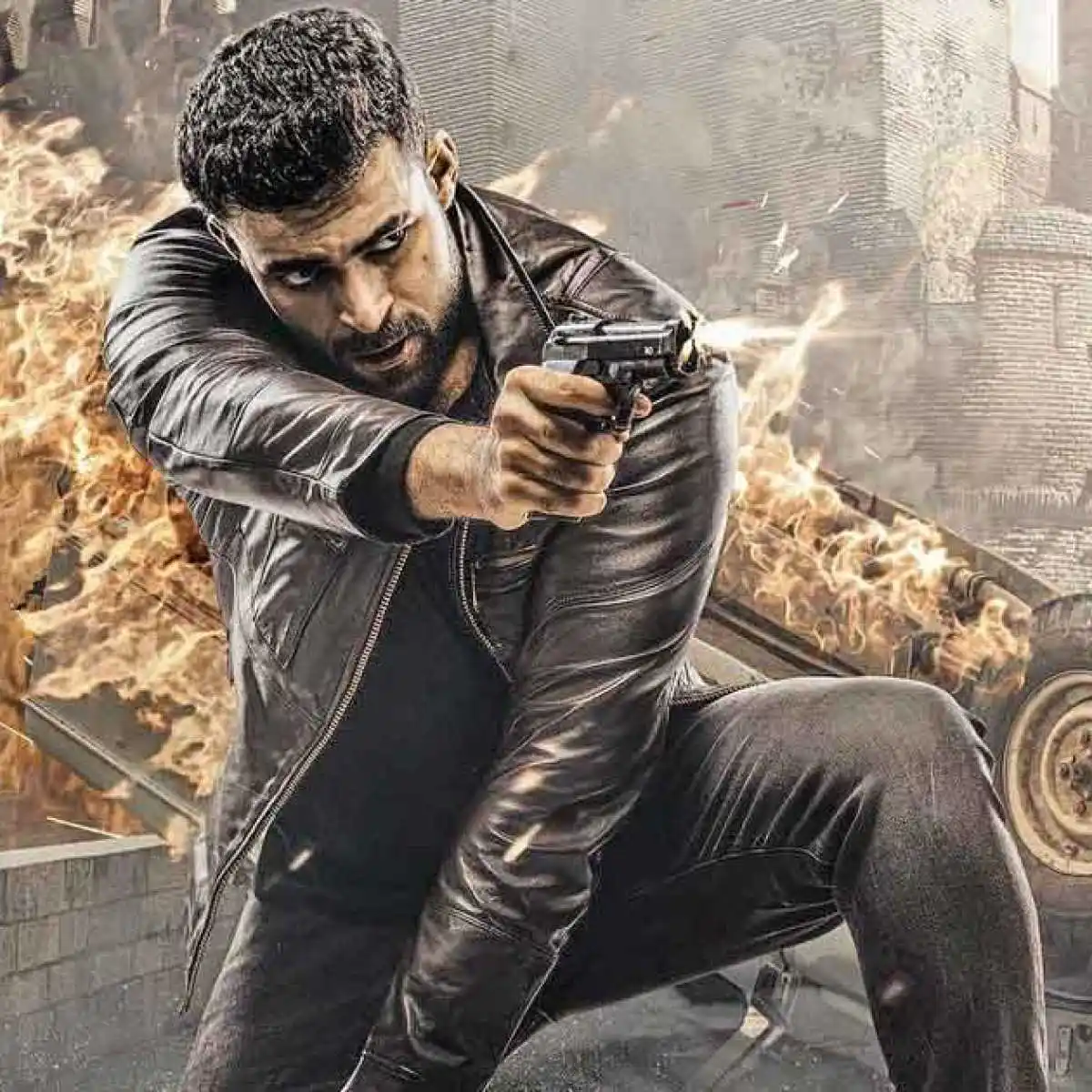 A still of actor Varun Tej from the movie Gandeevadhari Arjuna 