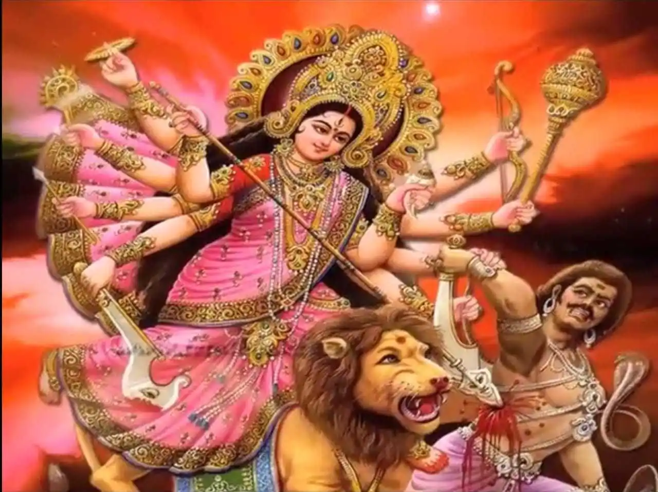 durga maa.tring.jpg durga aarti in Gujarati