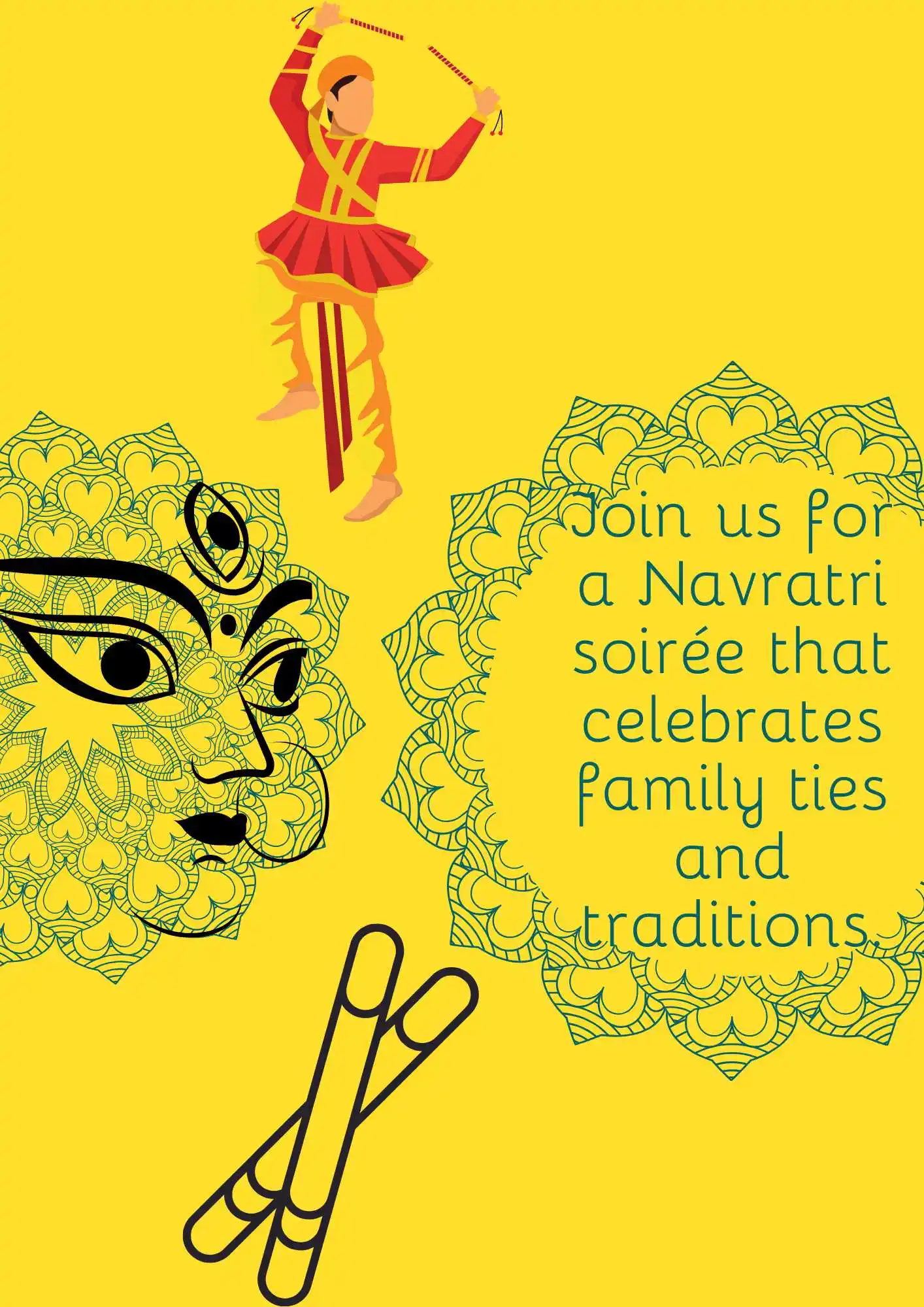 Navratri Invitations For Family.png Navratri Invitations For Family