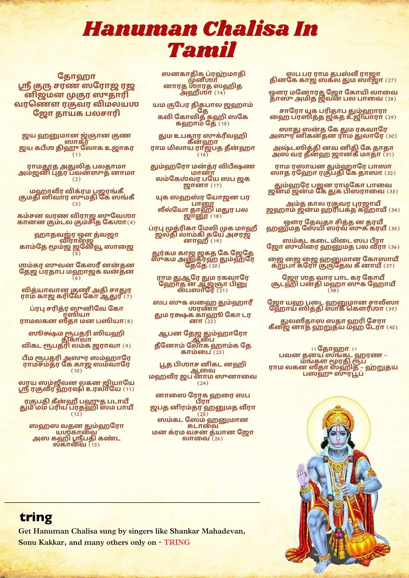 Hanuman Chalisa Images