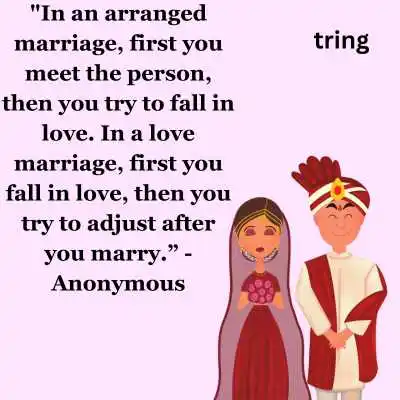 Arranged Marriage Quotes