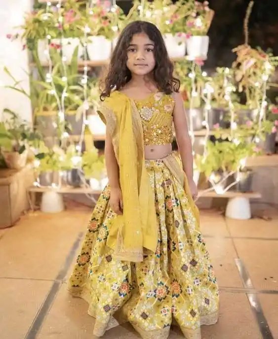 Lehenga Choli.jpg Traditional Diwali Dress For Girls