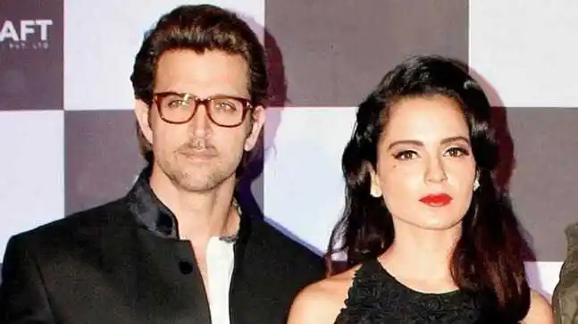 Hrithik Roshan and Kangana Ranaut Picture.tring Hrithik Roshan and Kangana Ranaut Picture