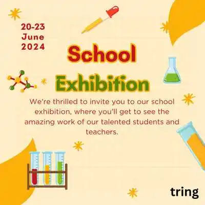 School Exhibition Invitations.png School Exhibition Invitations