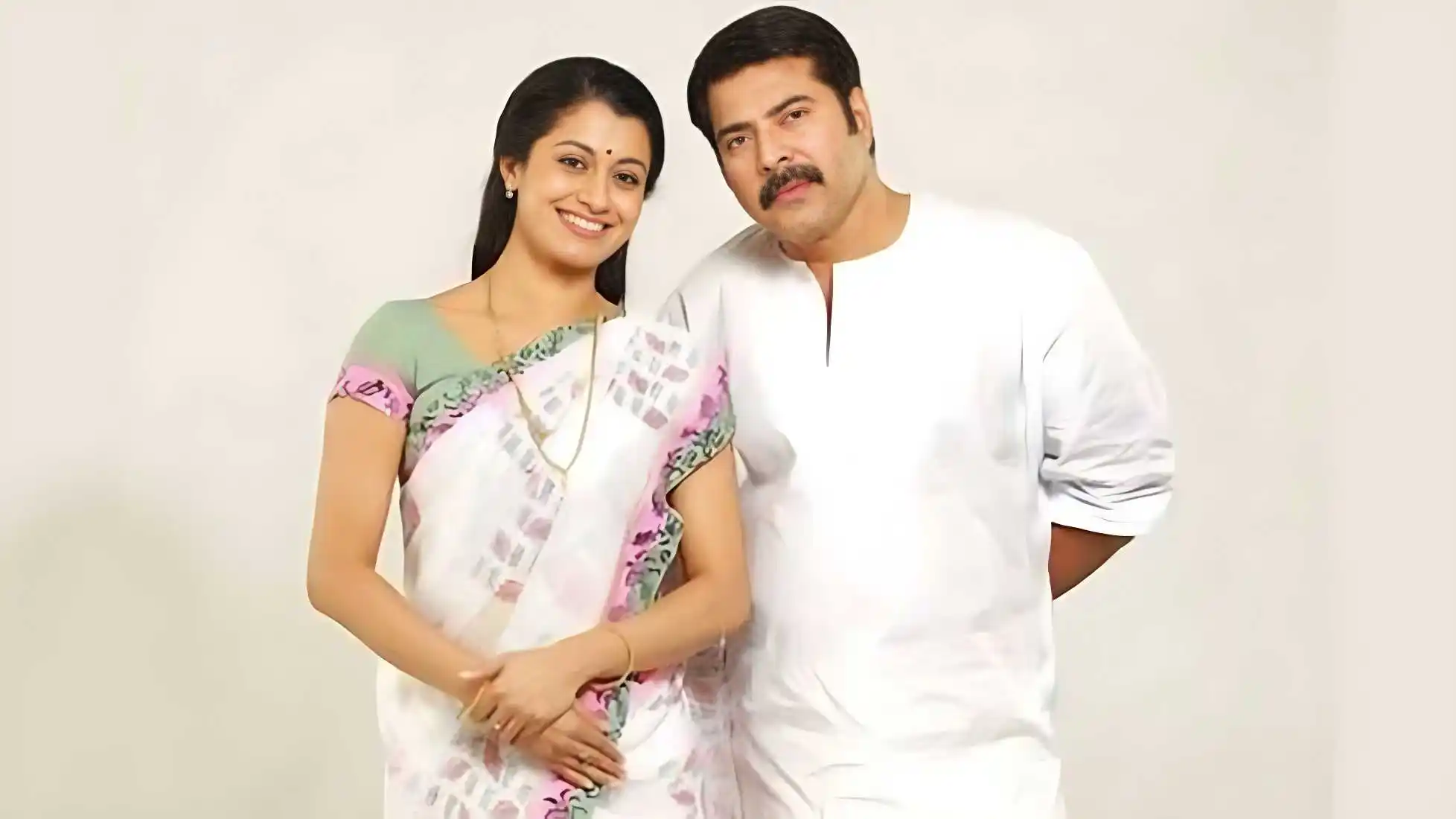 Mammootty and Reenu Matthews in Immanuel.tring Mammootty and Reenu Matthews in Immanuel