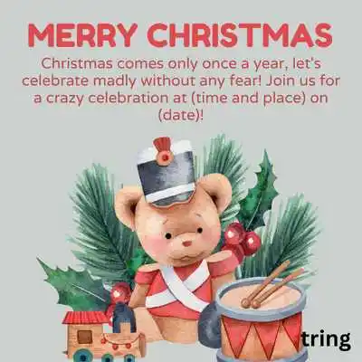 Funny Christmas Party Invitation Message Ideas