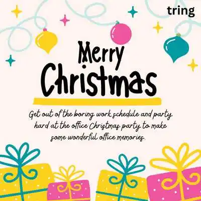 Office Christmas Party Invitation Message Ideas
