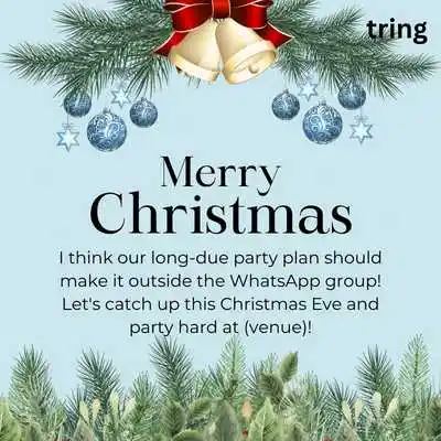 Exciting Christmas Party Messages