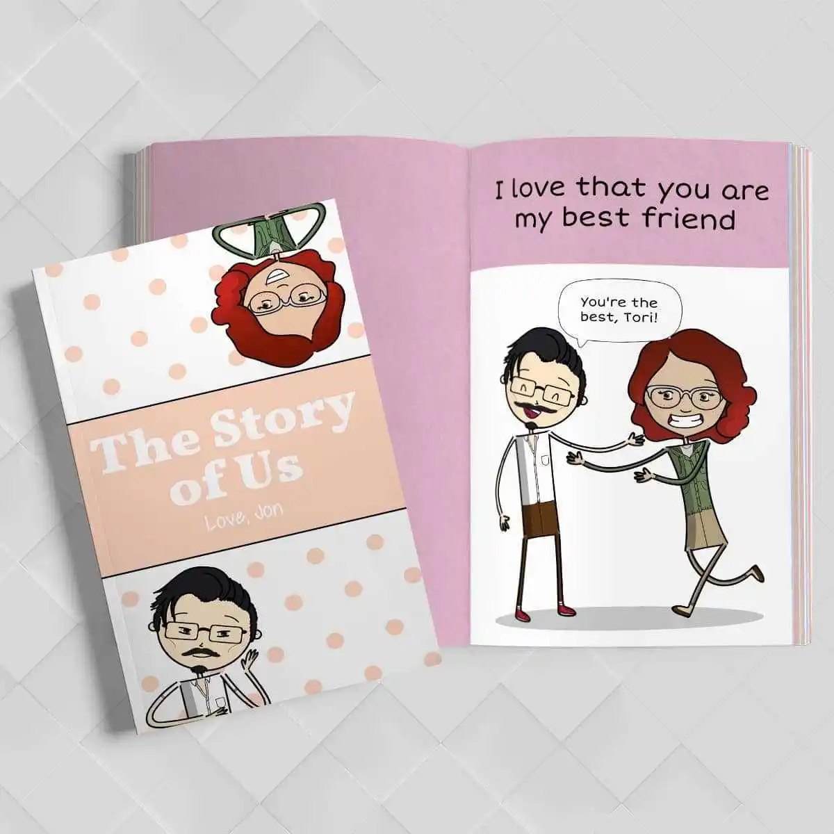 Custom Love Story Book.jpg Romantic New Year Gift Ideas for Husband