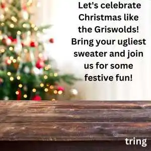 Funny Christmas Party Invitation Message (3)