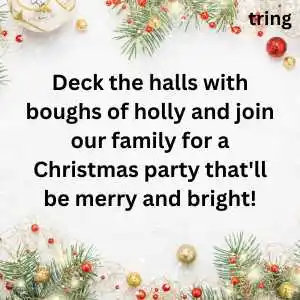 Funny Christmas Party Invitation Message (4)