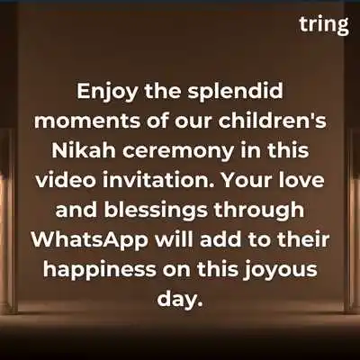 Muslim Marriage Video Invitation messages for Whatsapp.png Muslim Marriage Video Invitation messages for Whatsapp