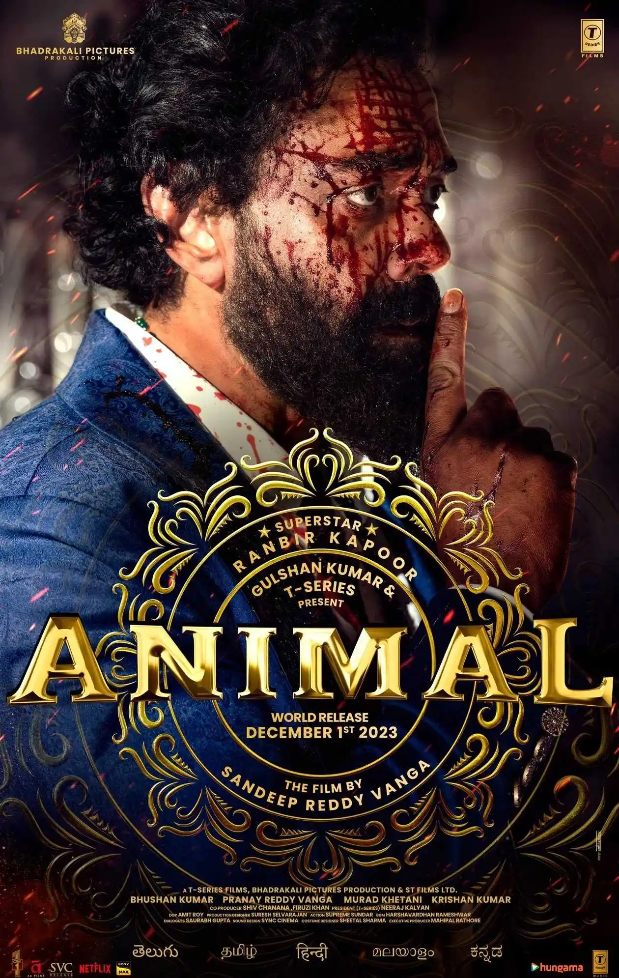 Animal Poster Featuring Bobby Deol.tring Animal Poster Featuring Bobby Deol
