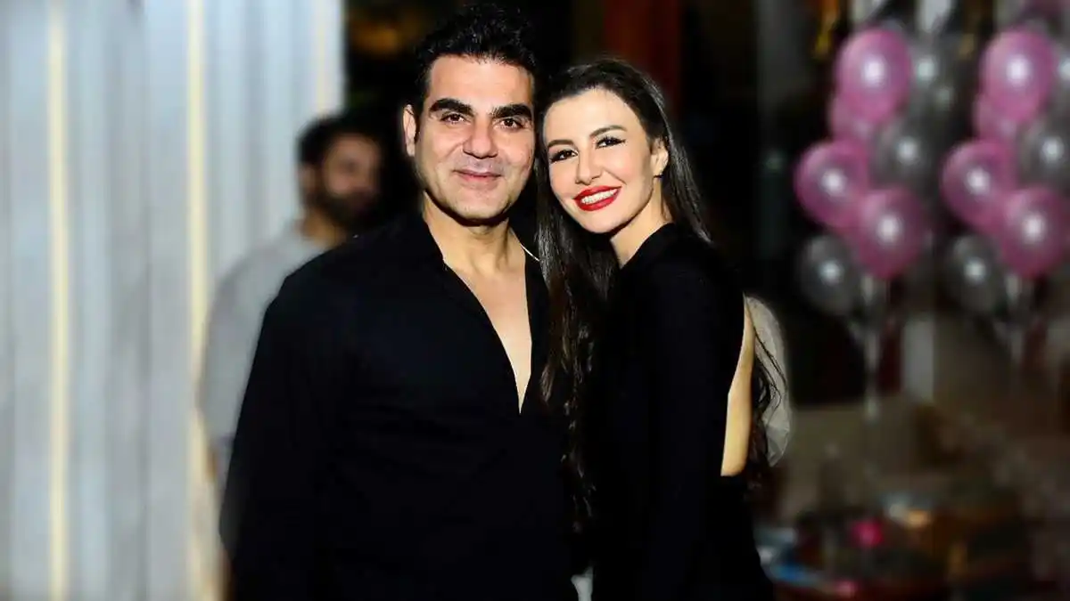 Giorgia Andriani and Arbaaz Khan.tring Giorgia Andriani and Arbaaz Khan
