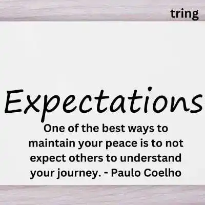No Expectations From Anyone Quotes