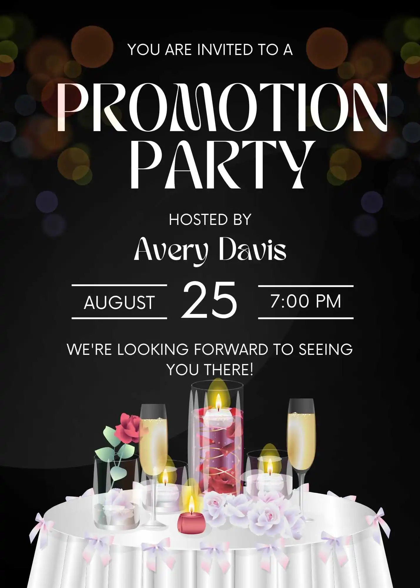 Promotion Party Invitations Email To Colleagues Promotion Party Invitations Email To Colleagues
