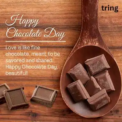 Digital Chocolate Day Greeting Card Messages