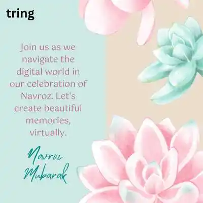 Digital Navroz Invitation Card Messages