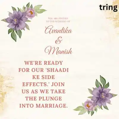 Hilarious Wedding Invitation