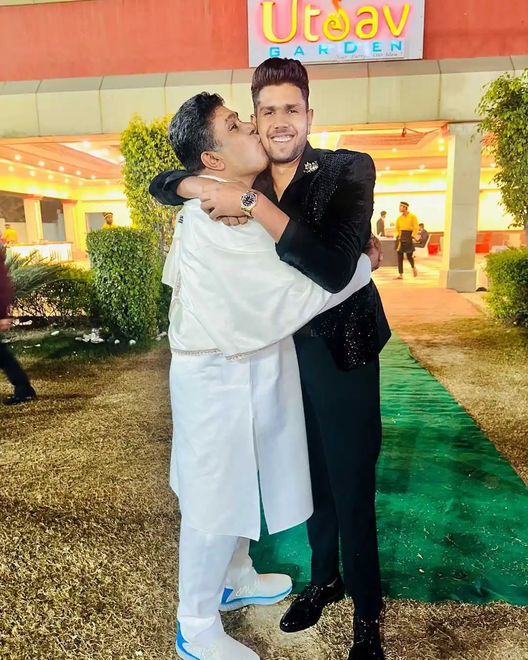 Harshit Rana and his Father