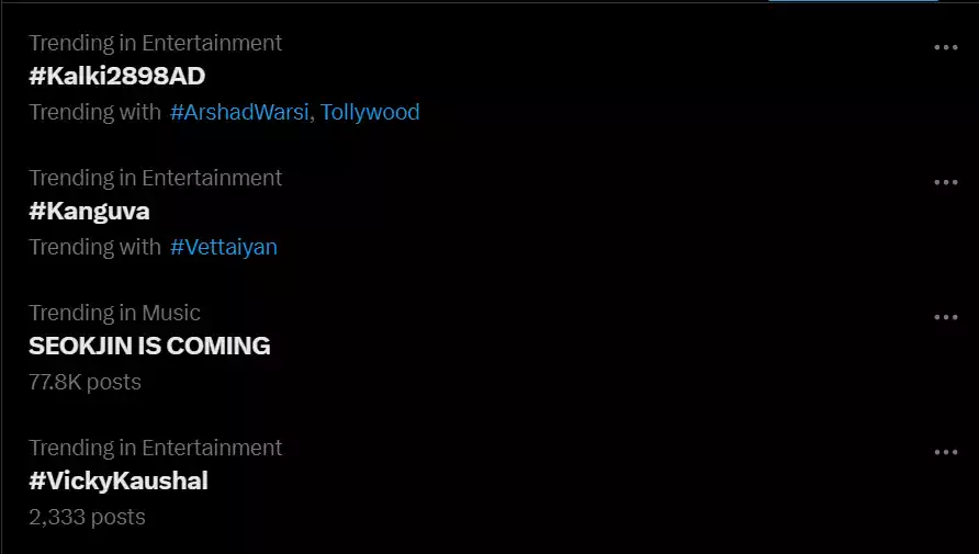 Image mention trending keyword and hasntags on twitter ( now know as x)