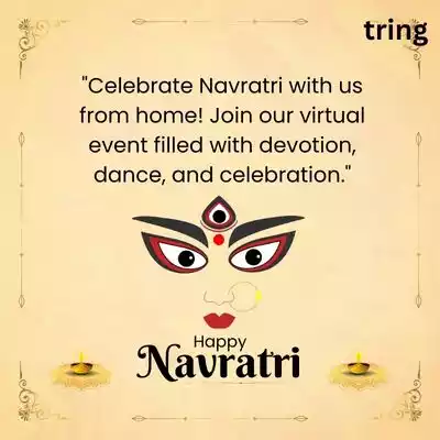Navratri Invitation Message Online